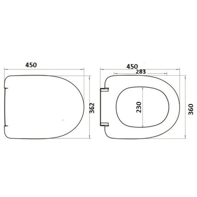 Сидение с крышкой для унитаза SDU36 Kolo Primo/Freja, Soft-close S110163370
