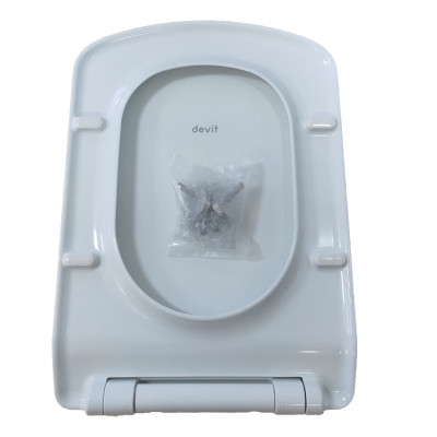 Кришка COMFORT (3113123) тонка, soft-close для унітаза Devit 3020123/3110123 — 317203