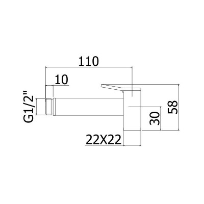Лійка гігієнічна Paffoni ZDOC121NO