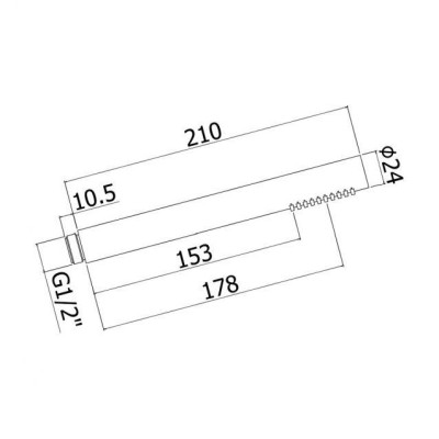 Лійка душова Paffoni ZDOC067CR