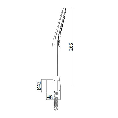 Ручной душ Paffoni Premium - ZDOC117NO