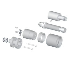 Подовжувач 20мм для змішувача прихованого монтажу Paffoni, чорний  ZPRO056NO