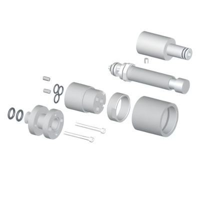 Подовжувач 20мм для змішувача прихованого монтажу Paffoni, чорний ZPRO056NO