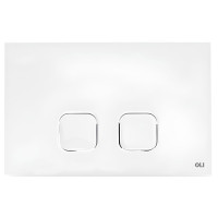 Кнопка змиву для інсталяції OLI PLAIN, біла 070826