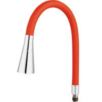 Излив гибкий для смесителя FERRO Zumba II, красный W101R