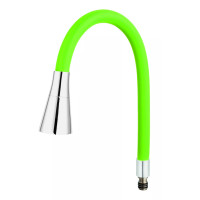 Вилив гнучкий для змішувача FERRO Zumba II, зелений  W101G