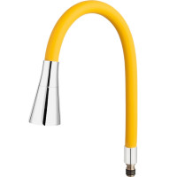 Вилив гнучкий для змішувача FERRO Zumba II, жовтий  W101C