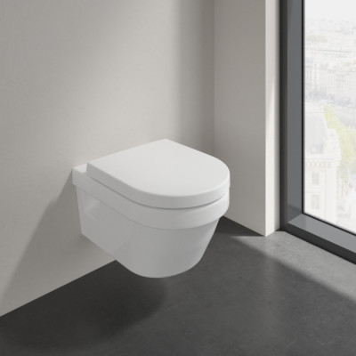 Сидение с крышкой для унитаза Villeroy&Boch Omnia Architectura, soft close 98M9C101