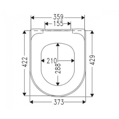 Сидение с крышкой для унитаза Villeroy&Boch Omnia Architectura, soft close 98M9C101