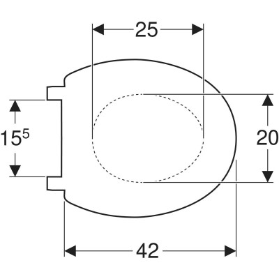 Сидіння з кришкою для унітазу KOLO SDU 15 ms 110 S110163410