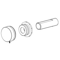 Кнопки ZSET106ST для смесителей скрытого монтажа Paffoni CPM/CPT 013-018-019-513-518-519