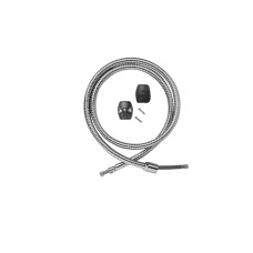 Шланг душевой 1/2” M15x1 1500mm для смесителя на борт ванны Paffoni, хром ZFLO009CR