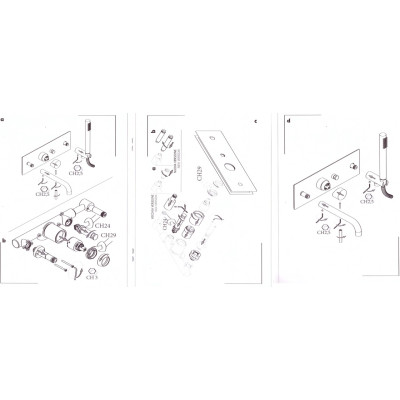 Подовжувач 20 мм для змішувача прихованого монтажу Paffoni, хром ZPRO056CR
