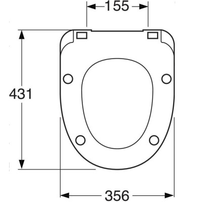 Сидение с крышкой для унитаза Gustavsberg Nordic, Soft Close, white 8M56S101