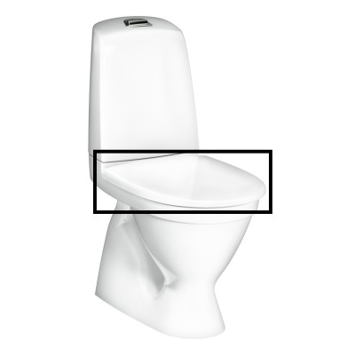 Сидение с крышкой для унитаза Gustavsberg Nautic Soft Close, quick-release, white 9M26S101