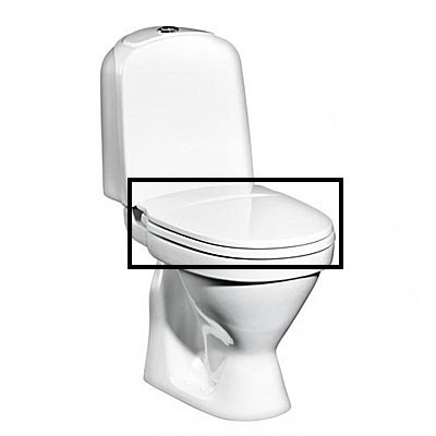 Сидение с крышкой для унитаза Gustavsberg Nordic, Soft Close, white 8M56S101