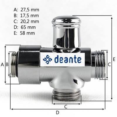 Перемикач режимів для змішувача DEANTE XNCN0FCD0