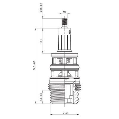 Перемикач режимів для змішувача DEANTE XDW00NCL0