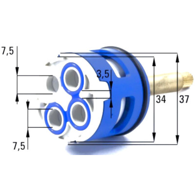 Перемикач режимів для змішувача DEANTE XNC05FUP0