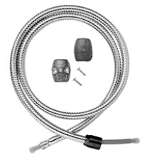 Шланг душевой 1/2” M15x1 1500mm для смесителя на борт ванны Paffoni, черный ZFLO009CRNO