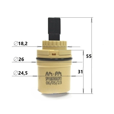 Картридж для смесителя Am Pm 26 мм SPF10026SH2P2