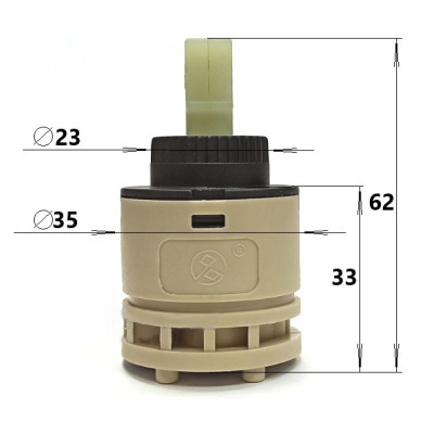 Картридж для смесителя Am Pm 35 мм SPF10035MFF2P1