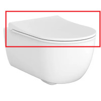 Кришка soft-close для унітазу підвісного безободкового Devit ART 2.0 (3020140W), білий матовий — 496763