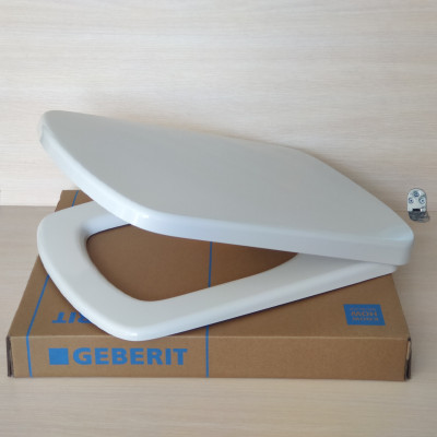 Сидение с крышкой для унитаза GEBERIT Selnova Square click2clean, soft close 500.336.01.1